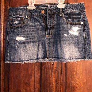 American Eagle mini jean skirt